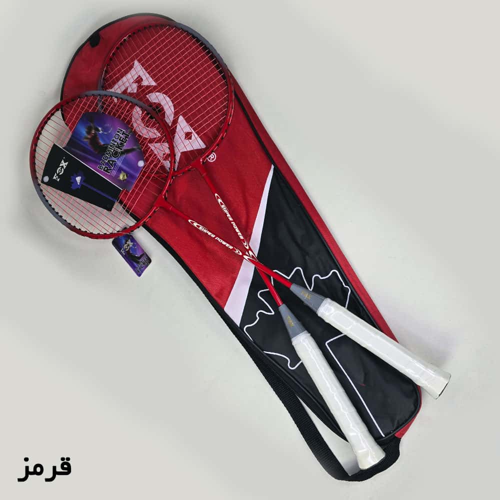 راکت بدمینتون مدل FOX-6636 بسته دو عددی