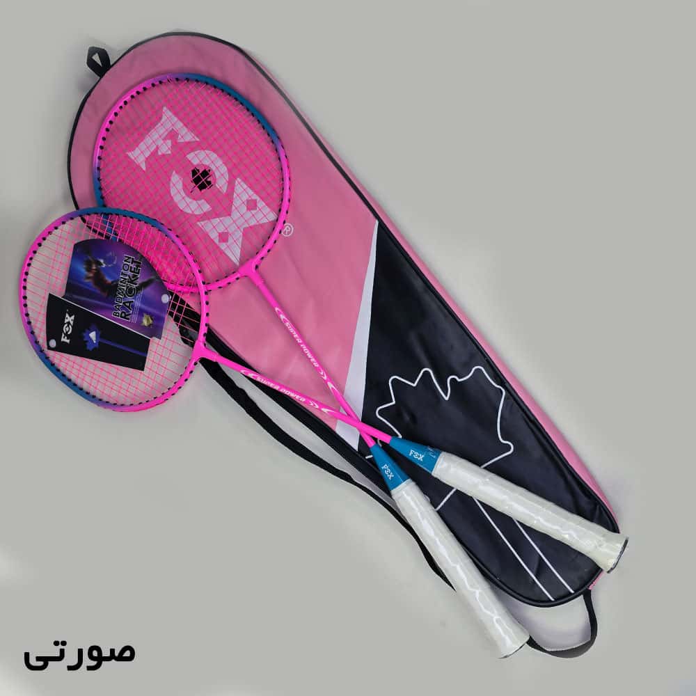 راکت بدمینتون مدل FOX-6636 بسته دو عددی