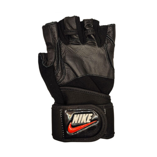 دستکش بدنسازی چرمی طرح Nike دستکش بدنسازی چرمی طرح Nike