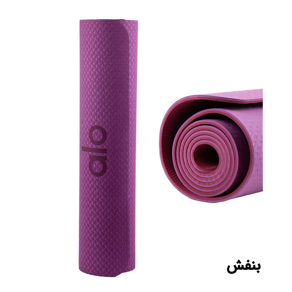مت تمرین یوگا TPE مدل ALO ضخامت 6 میلی متر