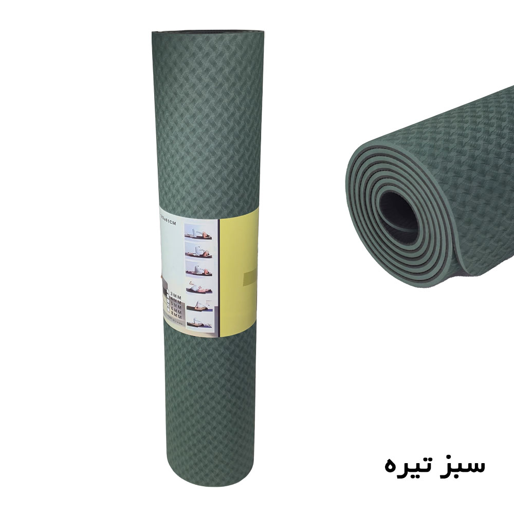 مت تمرین یوگا TPE مدل ALO ضخامت 6 میلی متر مت تمرین یوگا TPE مدل ALO ضخامت 6 میلی متر