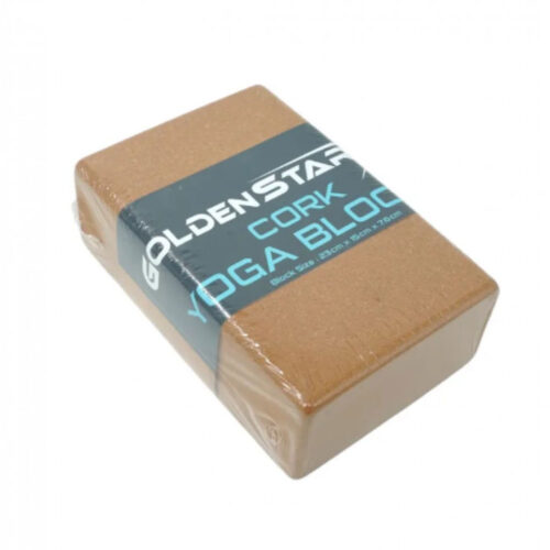 آجر یوگا چوب پنبه ای مدل گلدن استار بسته دو عددی