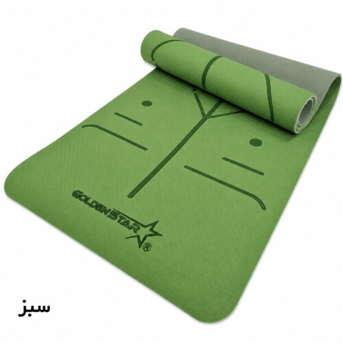 مت یوگا و پیلاتس TPE  مدل گلدن استار ضخامت 8 میلی متر