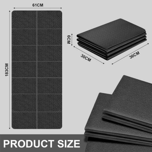 مت تمرین یوگا و پیلاتس تاشو TPE ضخامت 6 میلی متر مت تمرین یوگا و پیلاتس تاشو TPE ضخامت 6 میلی متر