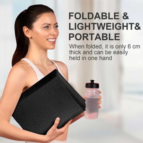 مت تمرین یوگا و پیلاتس تاشو TPE ضخامت 6 میلی متر مت تمرین یوگا و پیلاتس تاشو TPE ضخامت 6 میلی متر