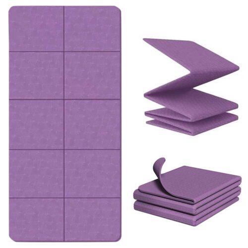 مت تمرین یوگا و پیلاتس تاشو TPE ضخامت 6 میلی متر مت تمرین یوگا و پیلاتس تاشو TPE ضخامت 6 میلی متر