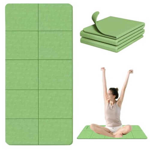 مت تمرین یوگا و پیلاتس تاشو TPE ضخامت 6 میلی متر مت تمرین یوگا و پیلاتس تاشو TPE ضخامت 6 میلی متر