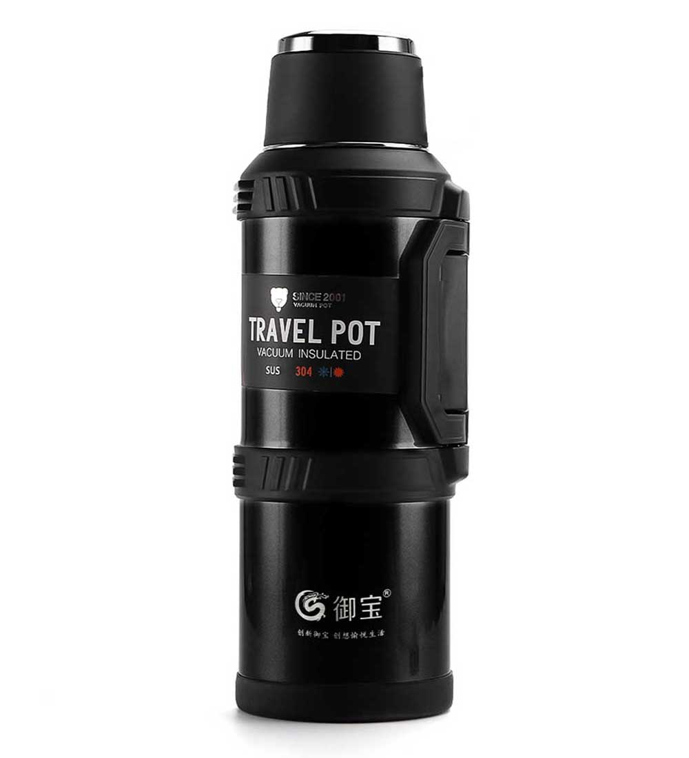 فلاسک کمپ و کوهنوردی استیل مدل YUBAO ظرفیت 2 لیتر