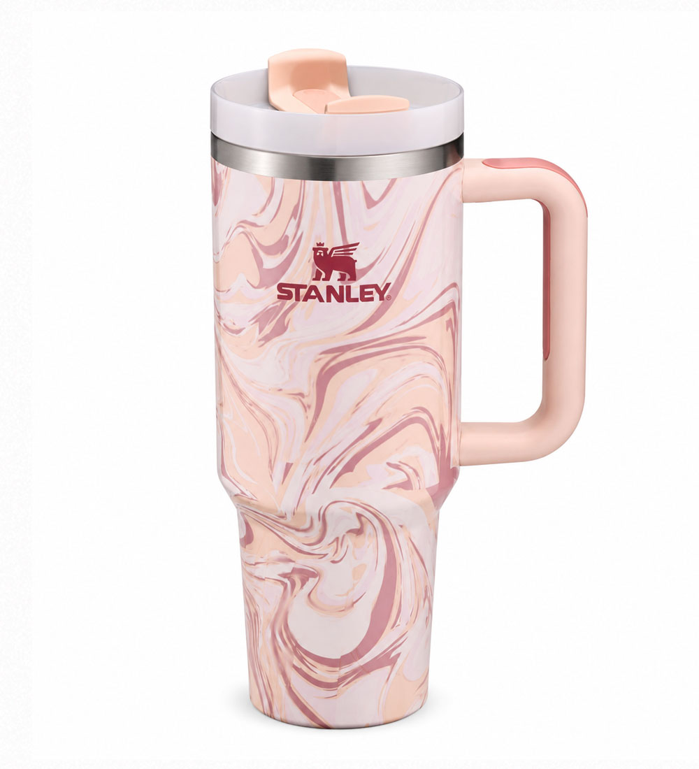 ماگ استنلی رنگین کمانی مدل QUENCHER H20 TUMBLER