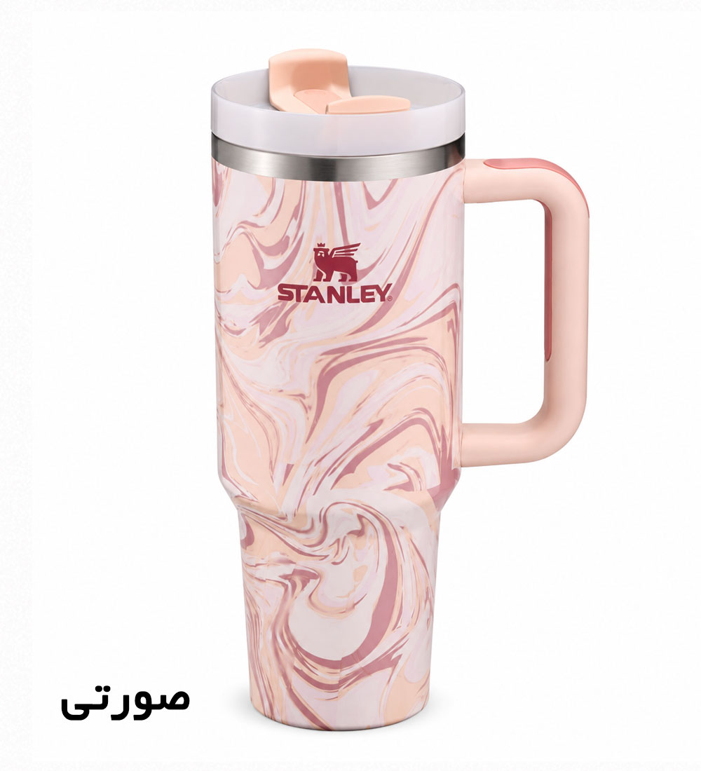 ماگ استنلی رنگین کمانی مدل QUENCHER H20 TUMBLER