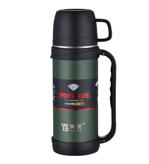 فلاسک مسافرتی استیل مدل YUBAO ظرفیت ۱.2 لیتر فلاسک مسافرتی استیل مدل YUBAO ظرفیت ۱.2 لیتر