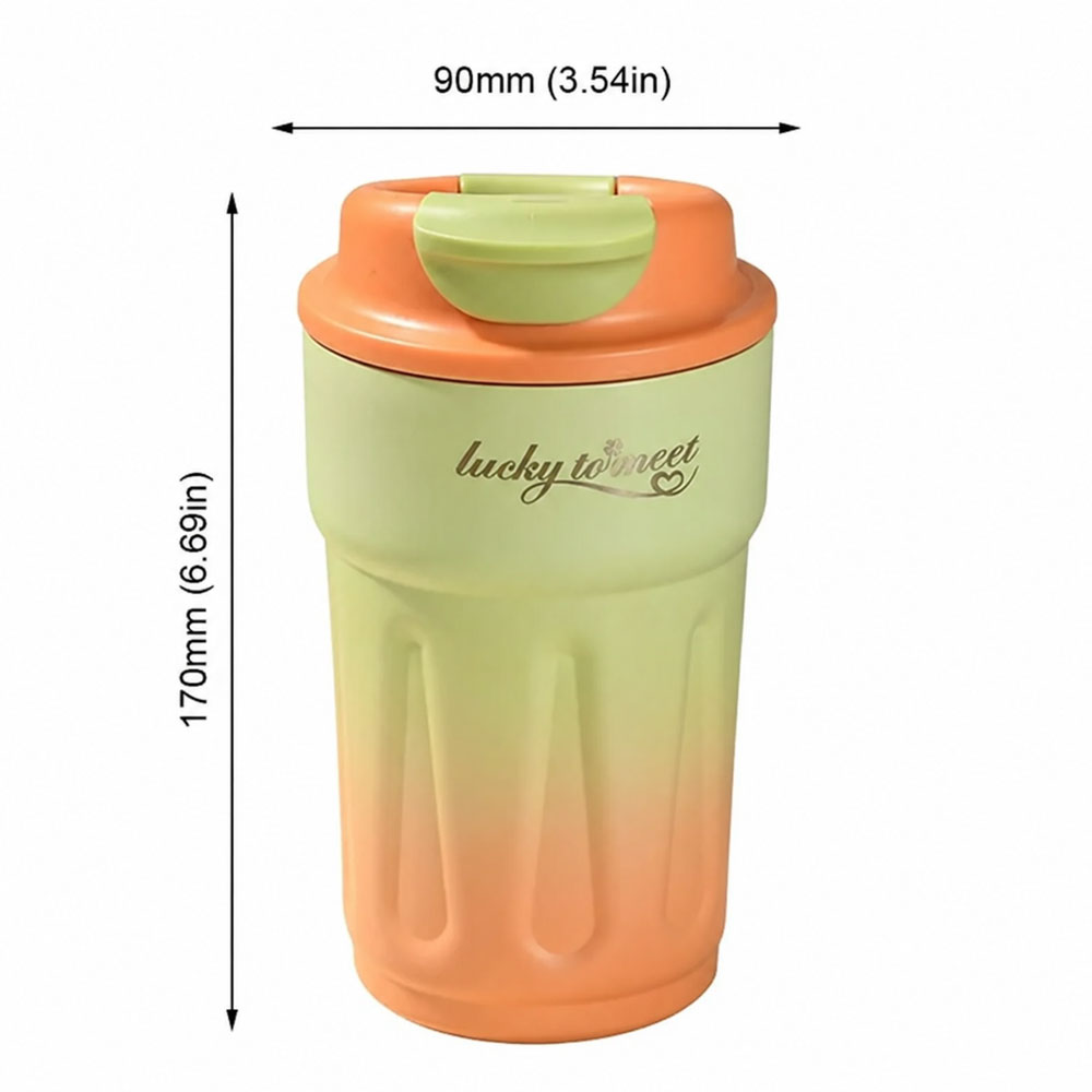 تراول ماگ مدل Lucky دماسنج دار ظرفیت 420ml تراول ماگ مدل Lucky دماسنج دار ظرفیت 420ml