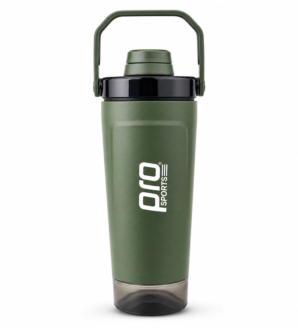 شیکر استیل دوجداره مدل PRO SPORT ظرفیت 0.6 لیتر
