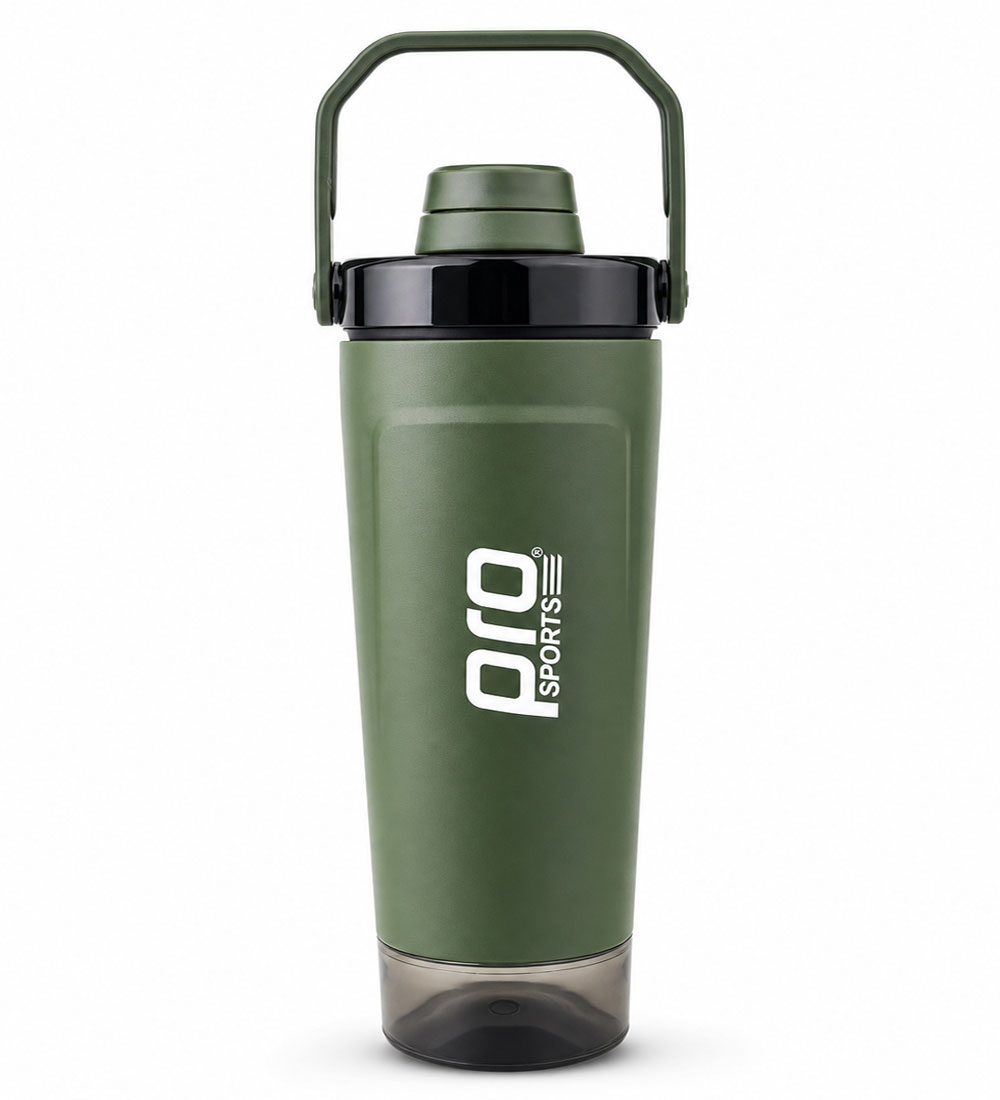 شیکر استیل دوجداره مدل PRO SPORT ظرفیت 0.6 لیتر شیکر استیل دوجداره مدل PRO SPORT ظرفیت 0.6 لیتر
