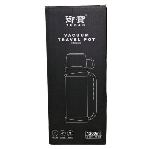 فلاسک مسافرتی استیل مدل YUBAO ظرفیت ۱.2 لیتر فلاسک مسافرتی استیل مدل YUBAO ظرفیت ۱.2 لیتر
