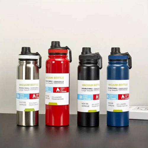 قمقمه فلزی مدل استیل دو جداره ظرفیت 1000ml