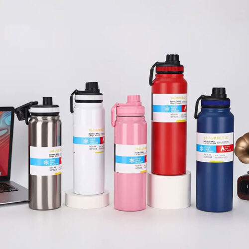 قمقمه فلزی مدل استیل دو جداره ظرفیت 1000ml