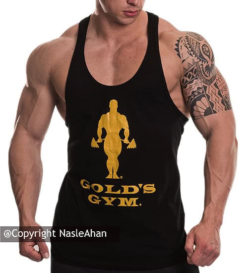 رکابی مشکی Golds GYM