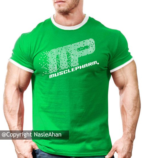 تیشرت سبز مدل MusclePharm