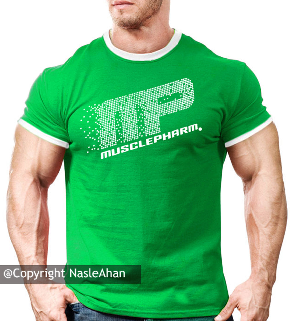 تیشرت سبز مدل MusclePharm