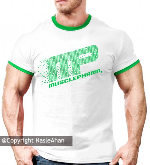 تیشرت سفید مدل MusclePharm