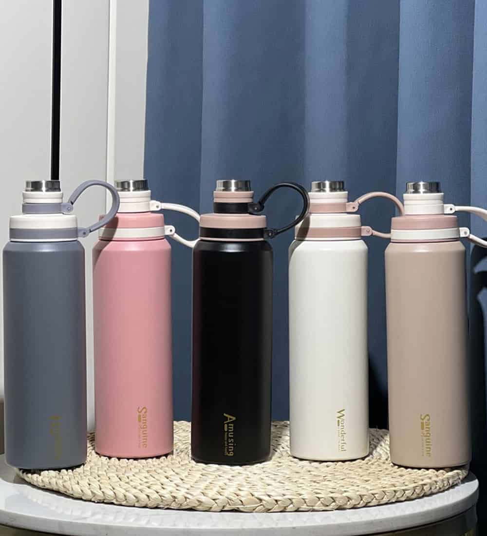 قمقمه ورزشی استیل دوجداره مدل Fashion Flask ظرفیت 0.8 لیتر