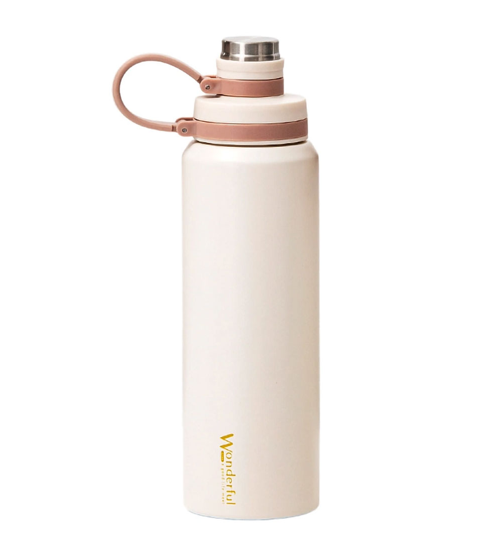 قمقمه ورزشی استیل دوجداره مدل Fashion Flask ظرفیت ۰.۸ لیتر