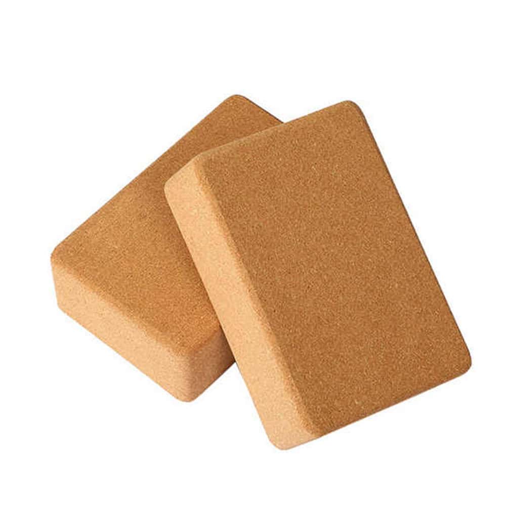 آجر یوگا چوب پنبه ای مدل گلدن استار بسته دو عددی