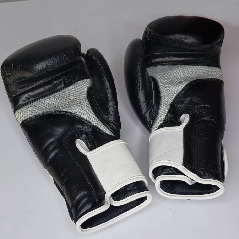 دستکش بوکس چرم مدل EVERLAST مشکی