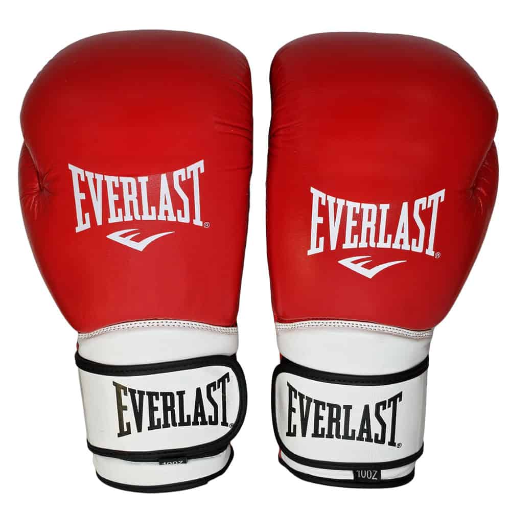 دستکش بوکس چرم مدل EVERLAST قرمز