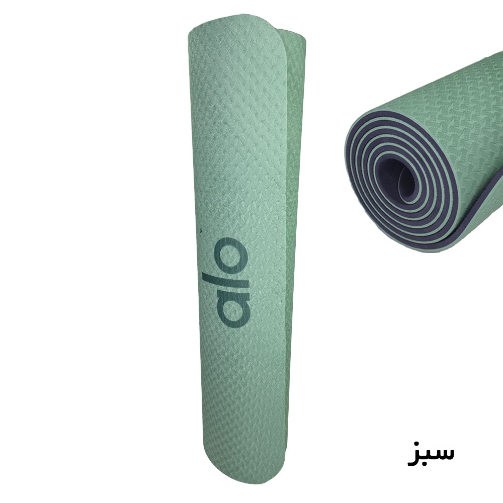 مت تمرین یوگا TPE مدل ALO ضخامت 6 میلی متر مت تمرین یوگا TPE مدل ALO ضخامت 6 میلی متر