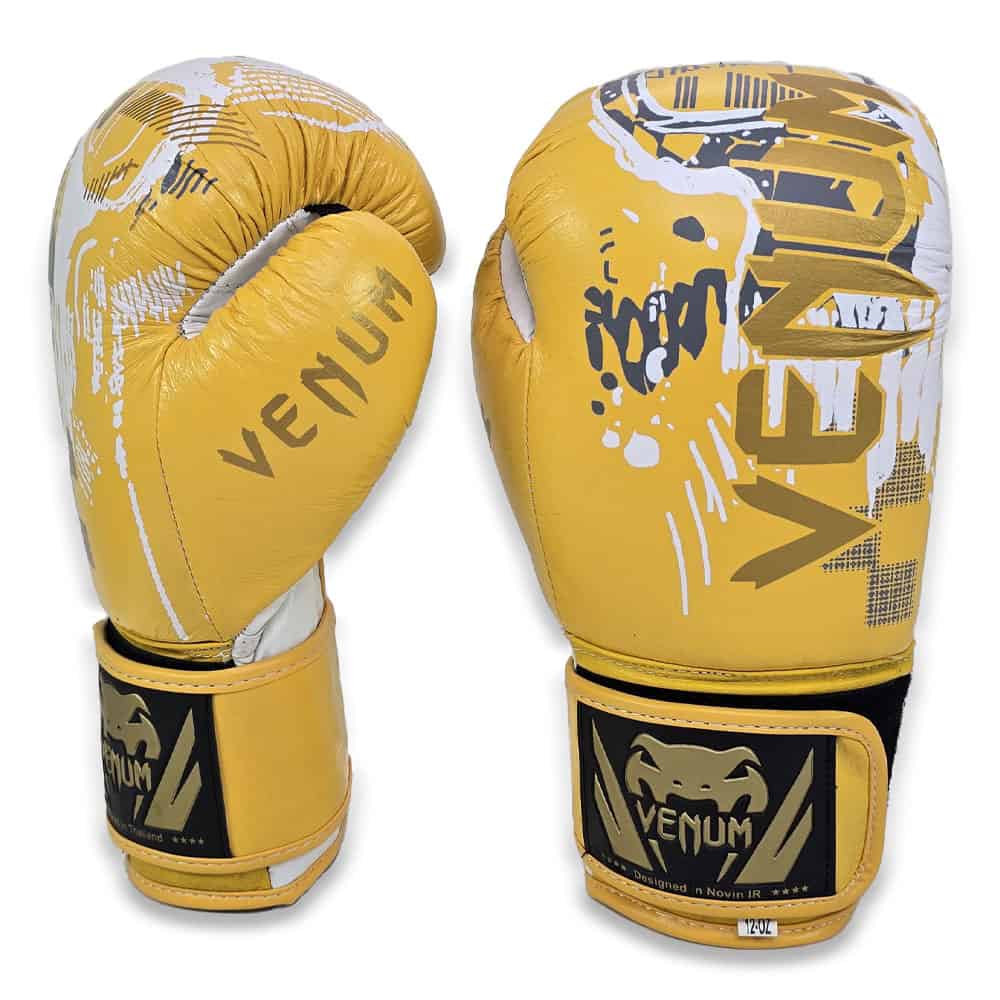 دستکش بوکس چرم مدل Venum Skull Boxing