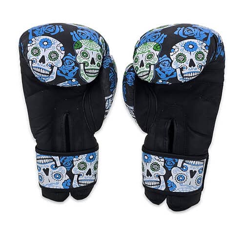 دستکش بوکس چرم مدل BUDDHA Skull Boxing