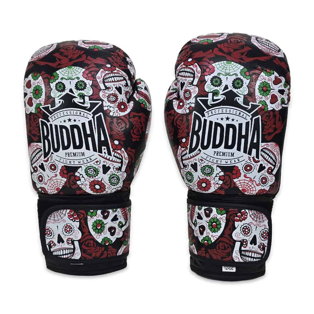 دستکش بوکس چرم مدل BUDDHA Skull Boxing