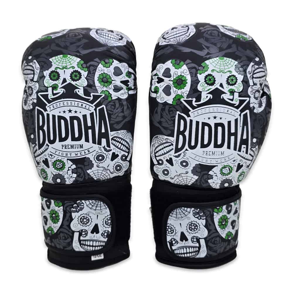 دستکش بوکس چرم مدل BUDDHA Skull Boxing