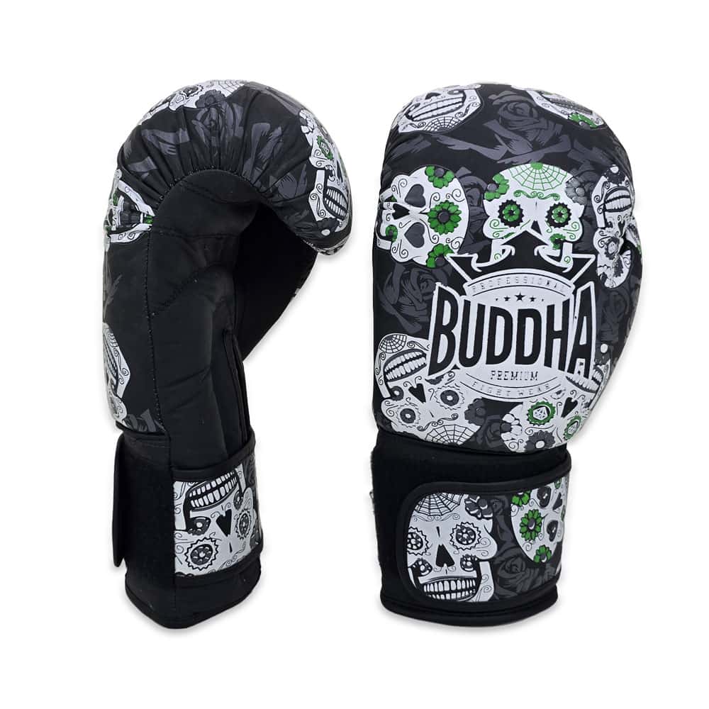 دستکش بوکس چرم مدل BUDDHA Skull Boxing