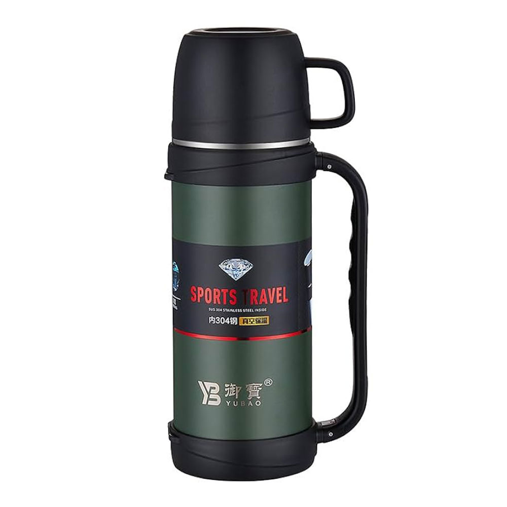 فلاسک مسافرتی استیل مدل YUBAO ظرفیت ۱.2 لیتر