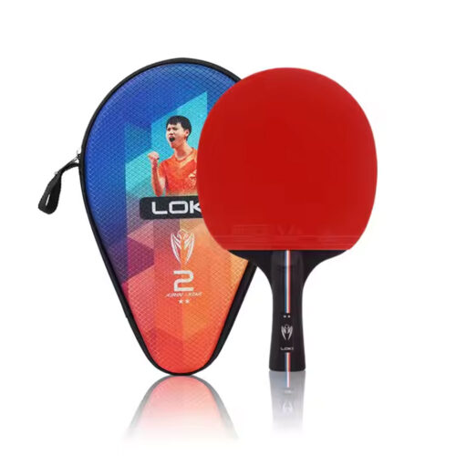 راکت پینگ پنگ لوکی 2 ستاره کیف دار | دسته FL