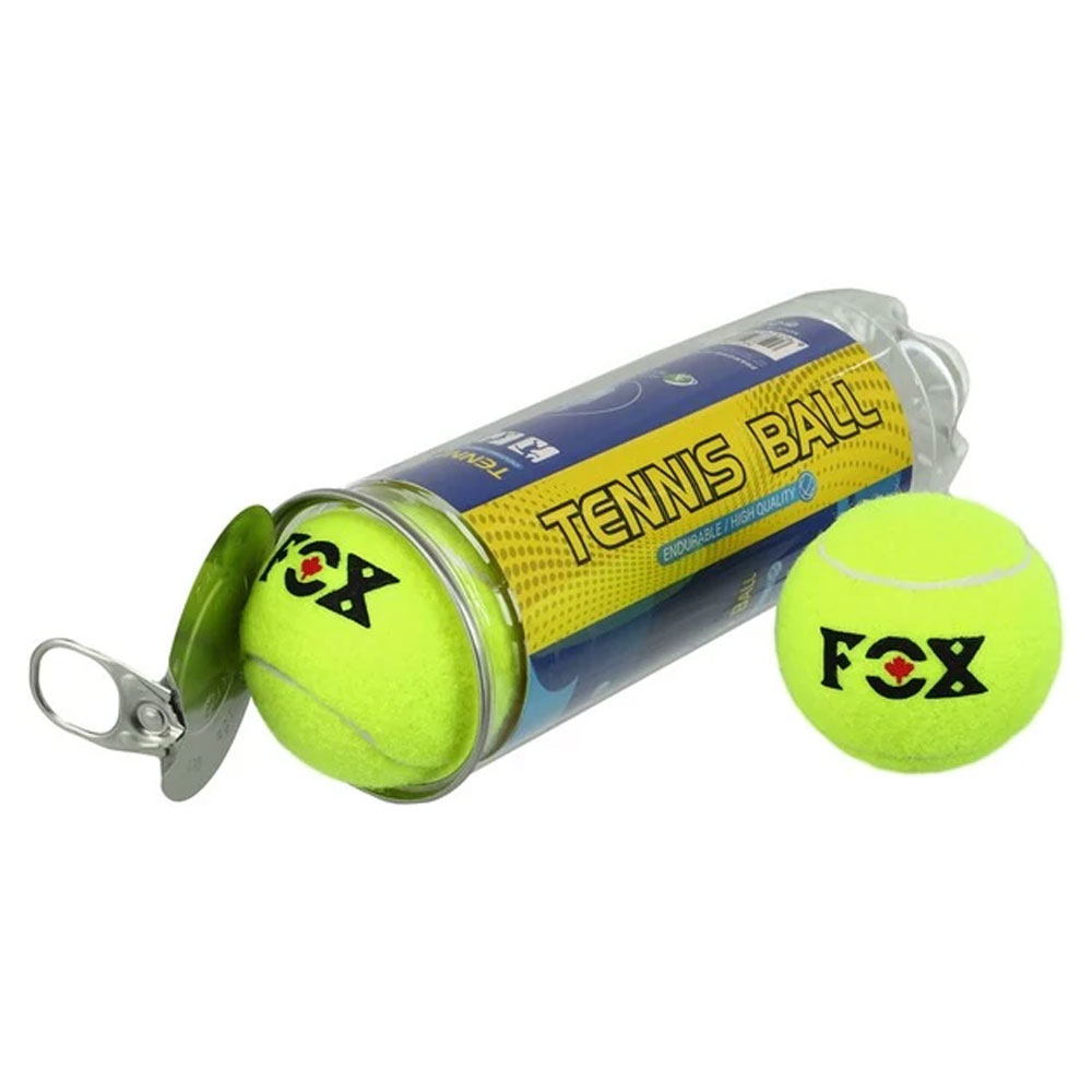 توپ تنیس خاکی مدل فاکس FOX بسته سه عددی