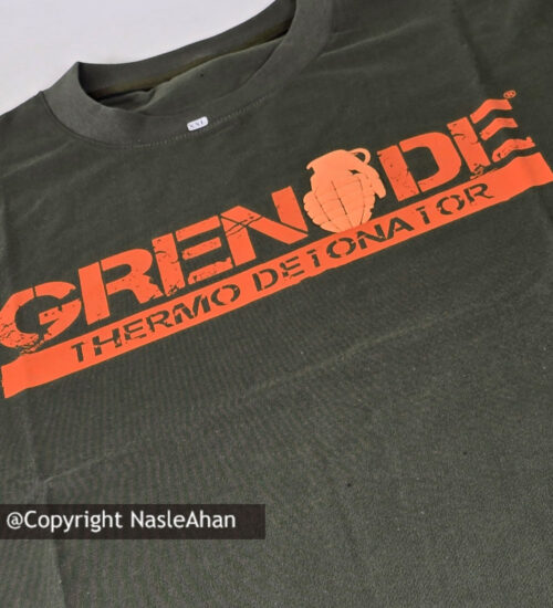 تیشرت سبز مدل Grenade Nutrition
