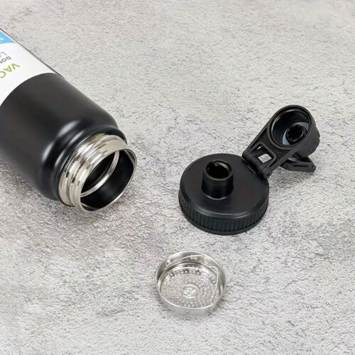 قمقمه فلزی مدل استیل دو جداره ظرفیت 1000ml