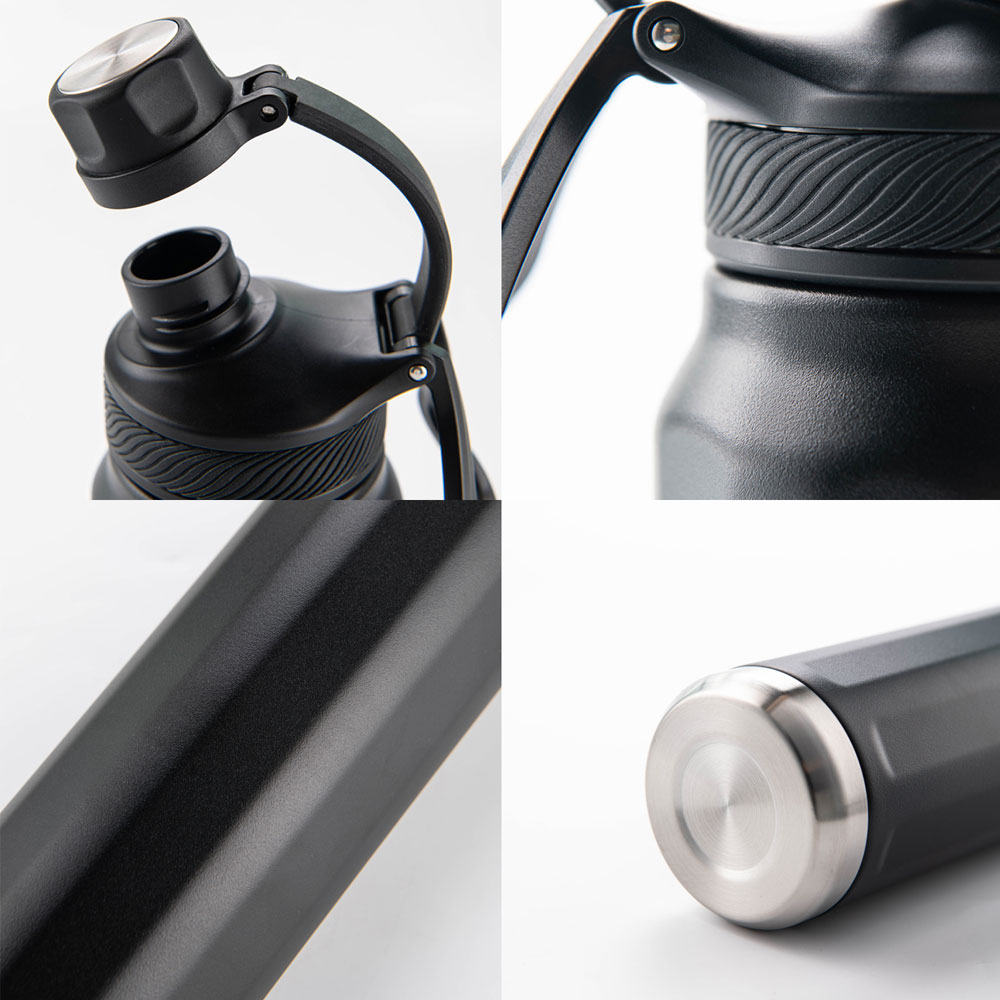 قمقمه فلزی مدل استیل دو جداره ظرفیت 800ml قمقمه فلزی مدل استیل دو جداره ظرفیت 800ml