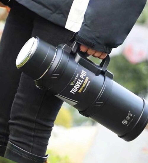 فلاسک کمپ و کوهنوردی استیل مدل YUBAO ظرفیت 2 لیتر