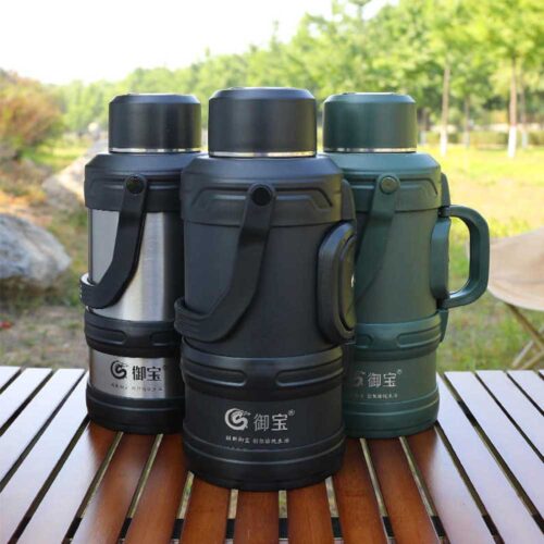 فلاسک کمپ و کوهنوردی بزرگ استیل مدل YUBAO