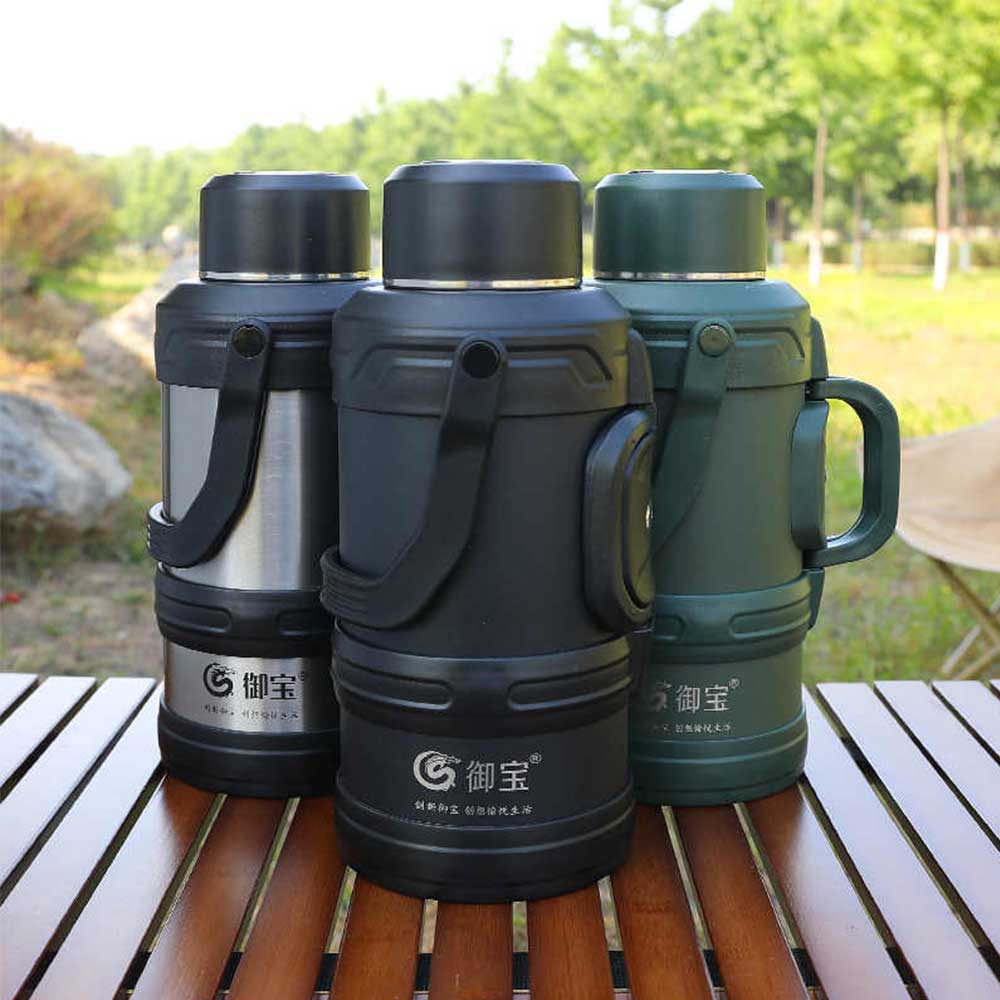 فلاسک کمپ و کوهنوردی بزرگ استیل مدل YUBAO