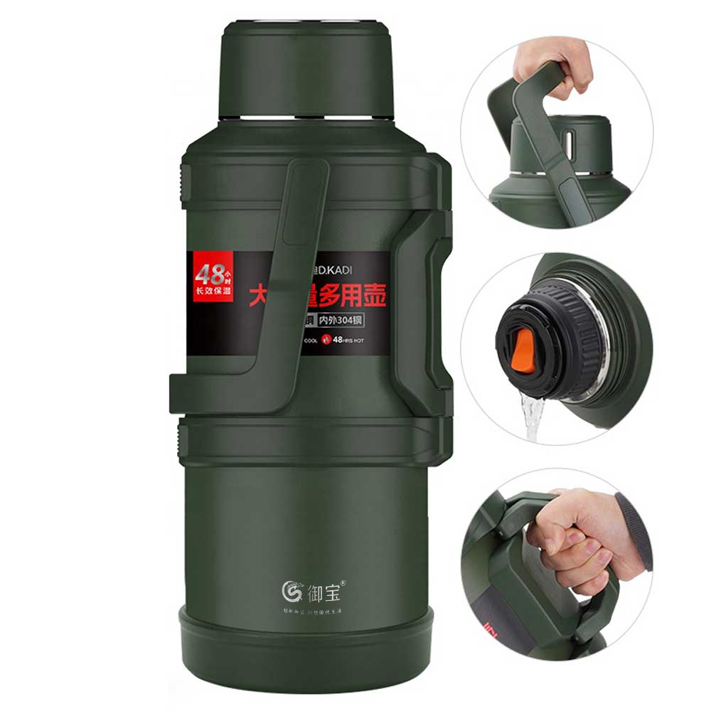 فلاسک کمپ و کوهنوردی بزرگ استیل مدل YUBAO