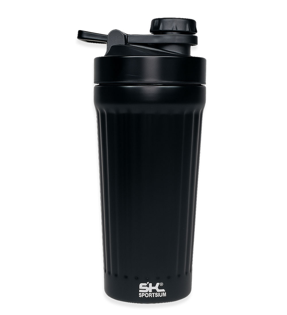 شیکر استیل یک تکه مدل SK Sport ظرفیت 0.75 لیتر شیکر استیل یک تکه مدل SK Sport ظرفیت 0.75 لیتر