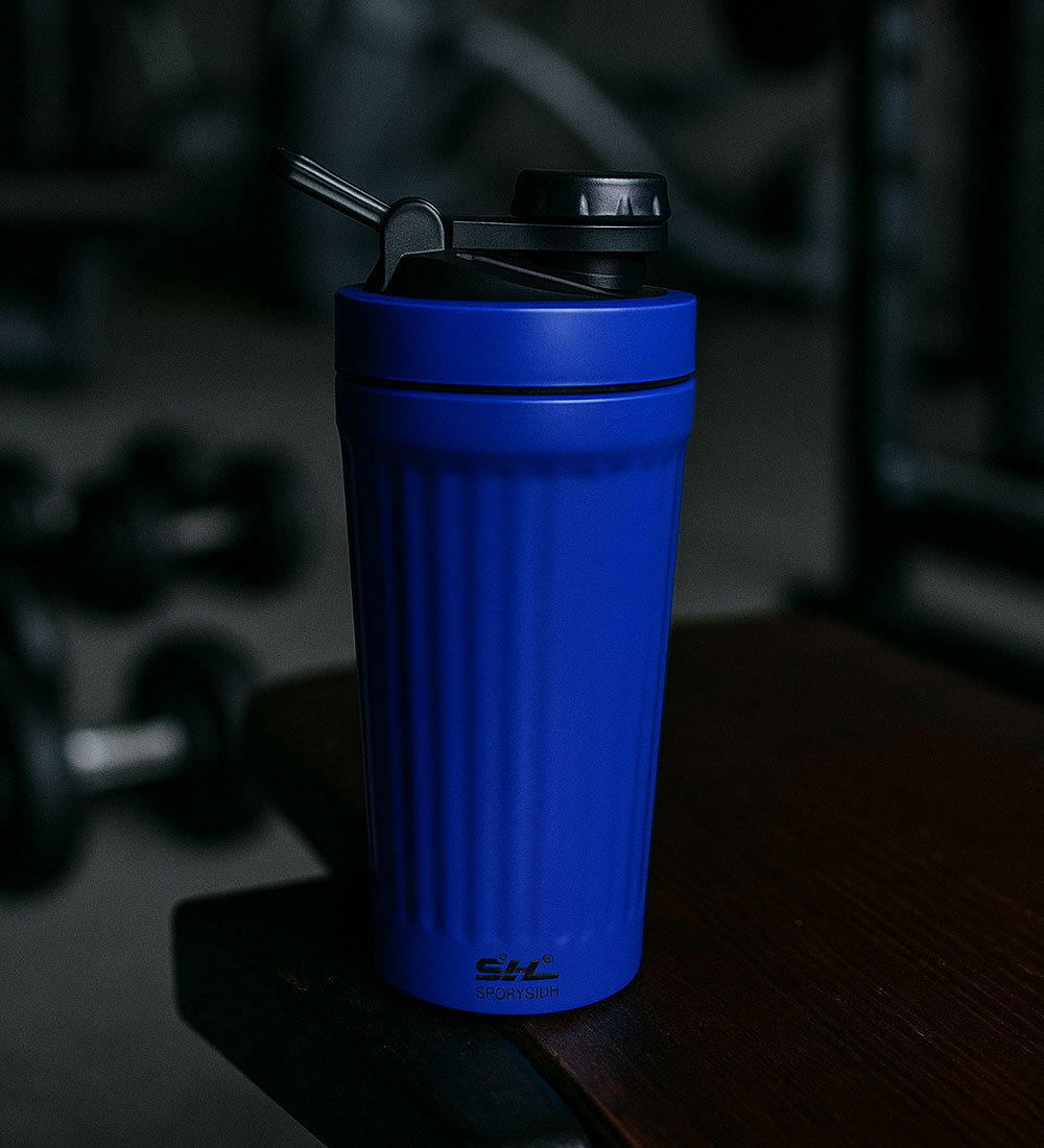 شیکر استیل یک تکه مدل SK Sport ظرفیت 0.75 لیتر شیکر استیل یک تکه مدل SK Sport ظرفیت 0.75 لیتر