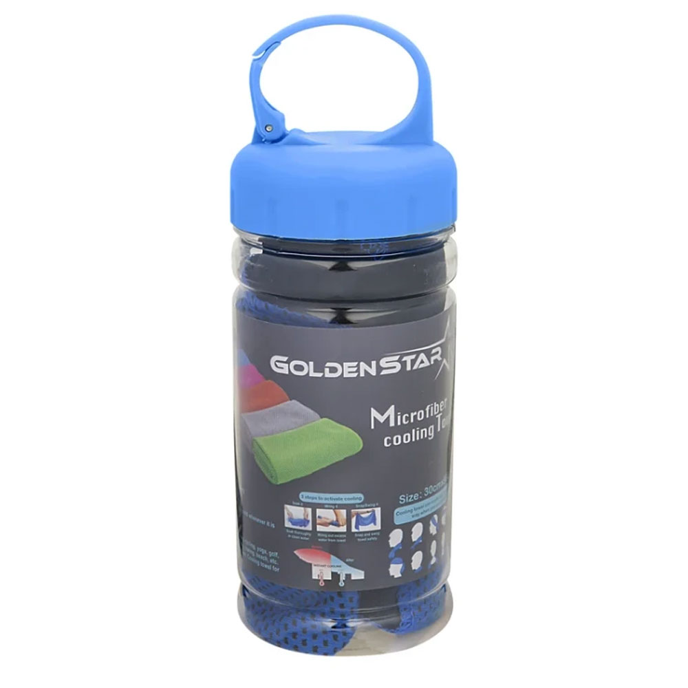 حوله سر و صورت ورزشی میکروفایبر مدل گلدن استار حوله سر و صورت ورزشی میکروفایبر مدل گلدن استار