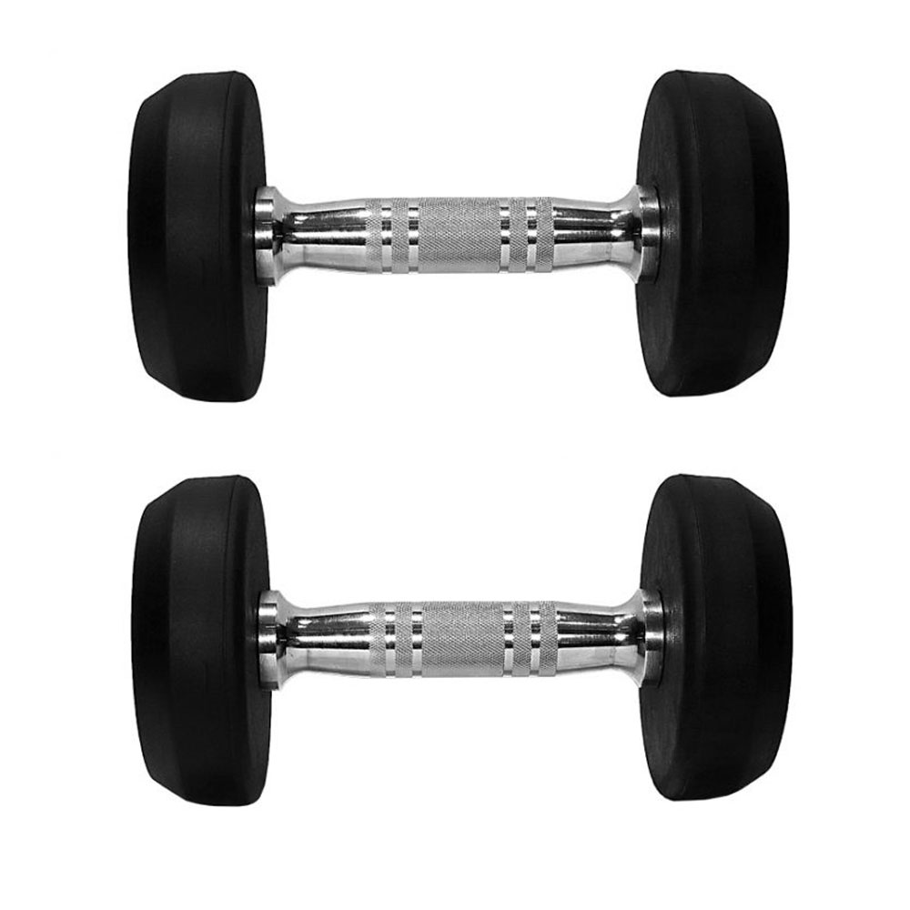 دمبل گرد مدل پاروجیم بسته دو عددی